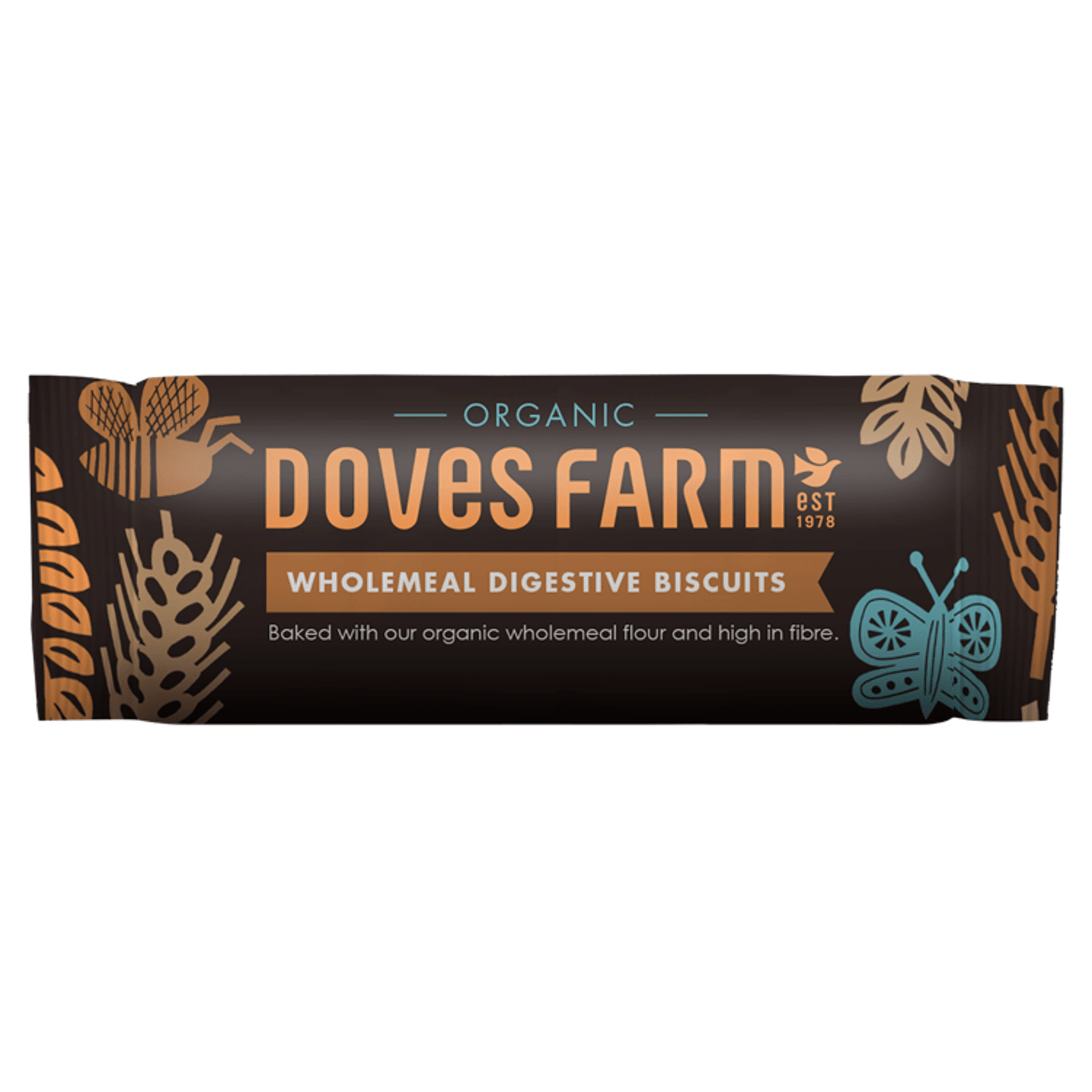 Doves Farm Organic Wholemeal Digestive Biscuits 400g - UK Food & Drink - 5011766999939