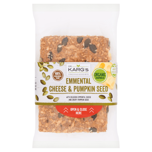 Dr. Karg's Emmental Cheese & Pumpkin Seed 200g - UK Food & Drink - 4033634061020