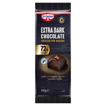 Dr. Oetker Extra Dark Chocolate 100g - UK Food & Drink - 5000254021542