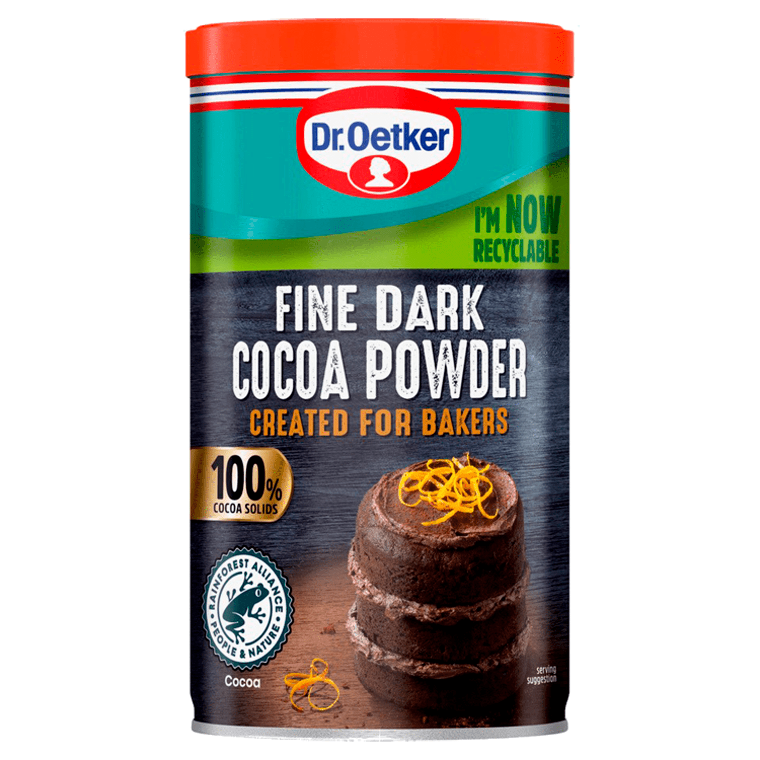 Dr. Oetker Fine Dark Cocoa Powder 190g - UK Food & Drink - 5000254021313