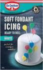 Dr. Oetker Soft Fondant Icing Ready to Roll White 1kg - UK Food & Drink - 5000254019655