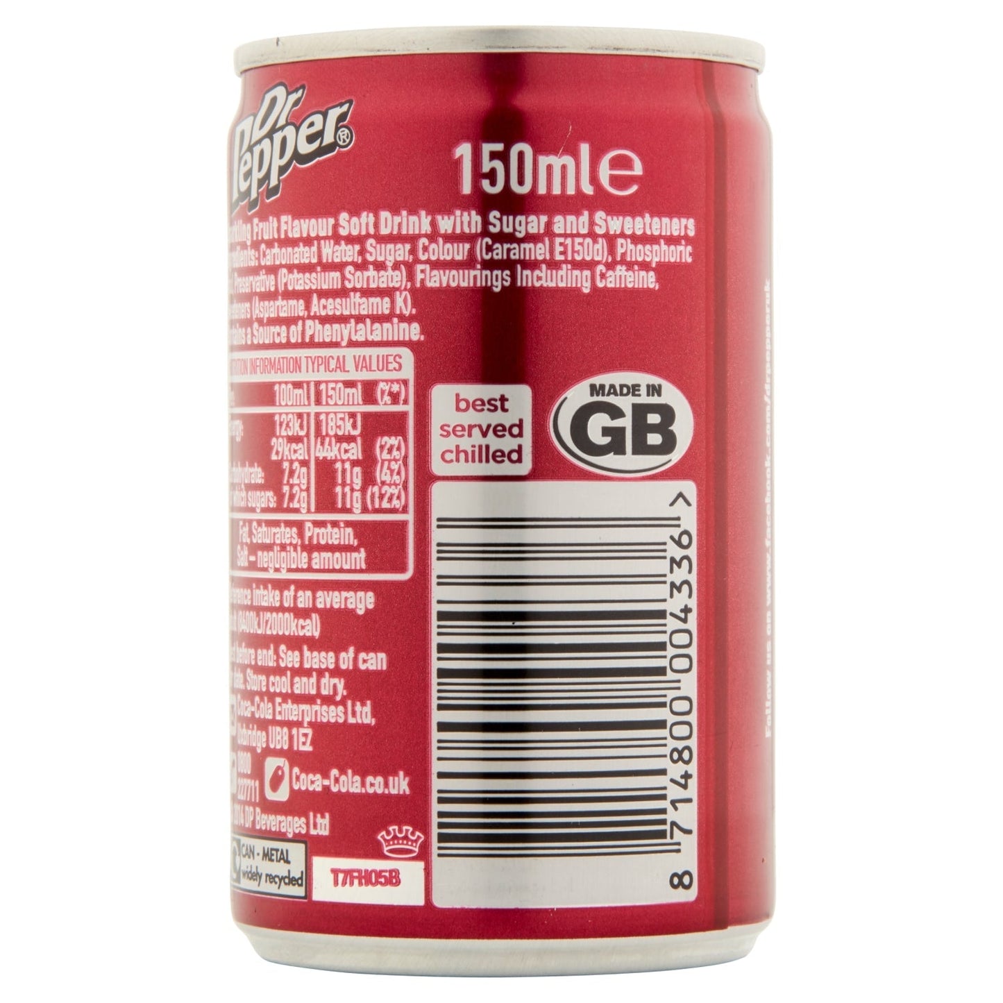 Dr Pepper 150ml - UK Food & Drink - 8714800004336