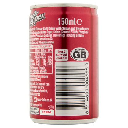 Dr Pepper 150ml - UK Food & Drink - 8714800004336