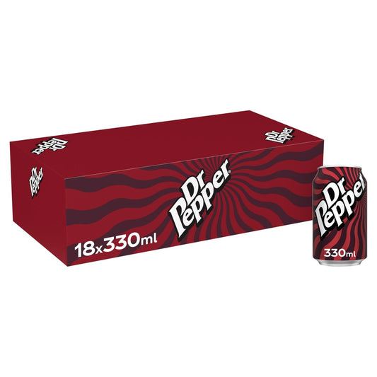 Dr Pepper 18 x 330ml - UK Food & Drink - 5449000284235