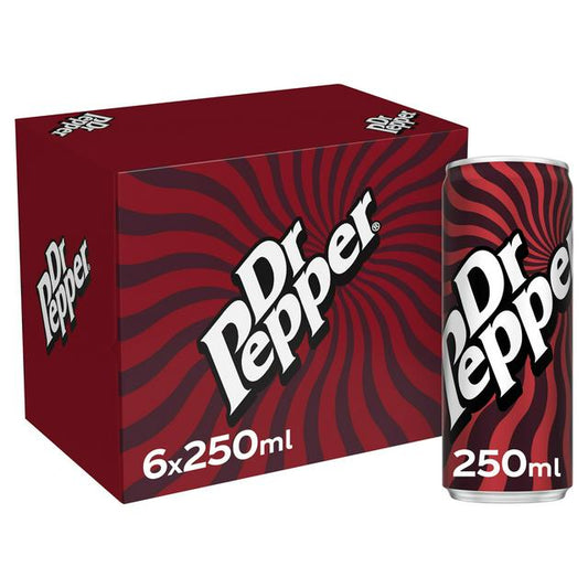 Dr Pepper 6 x 250ml - UK Food & Drink - 5449000050007