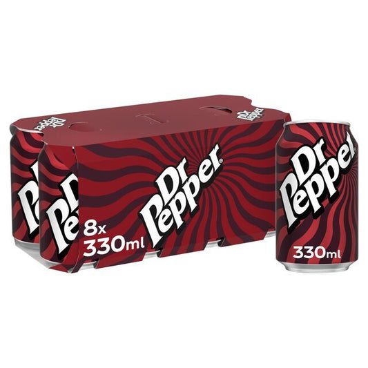 Dr Pepper 8 x 330ml - UK Food & Drink - 5449000060501