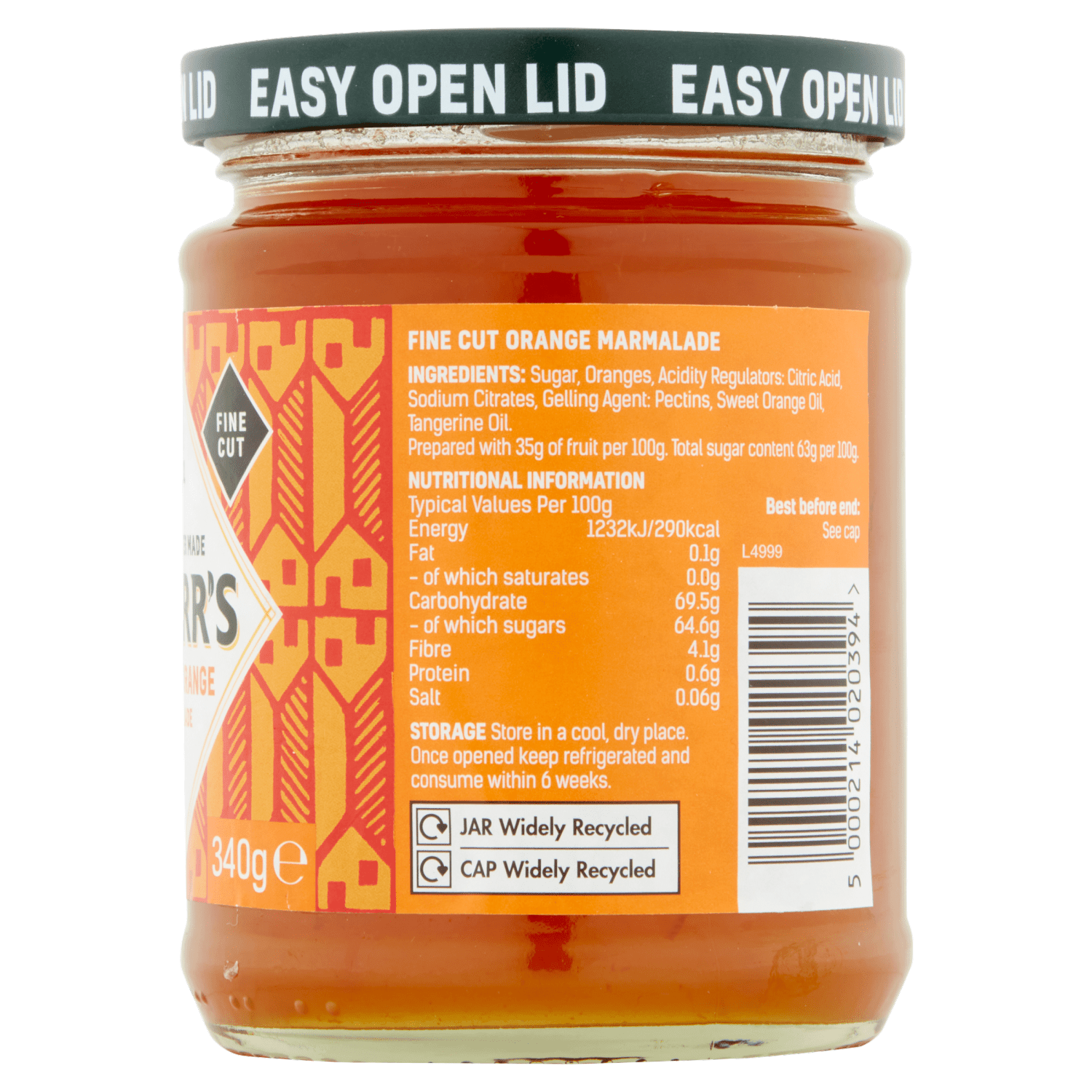 Duerr's Seville Orange Marmalade 340g - UK Food & Drink - 5000214020394