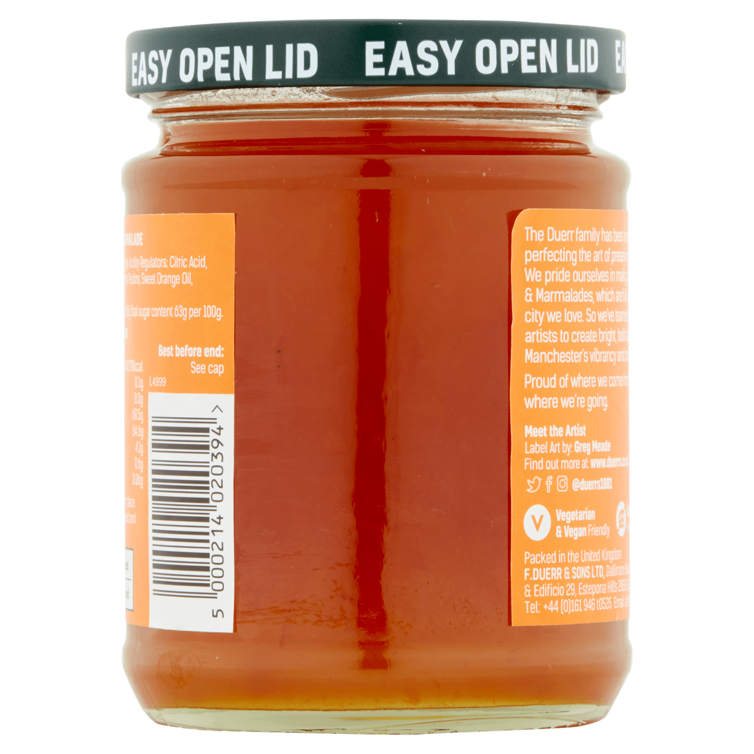 Duerr's Seville Orange Marmalade 340g - UK Food & Drink - 5000214020394