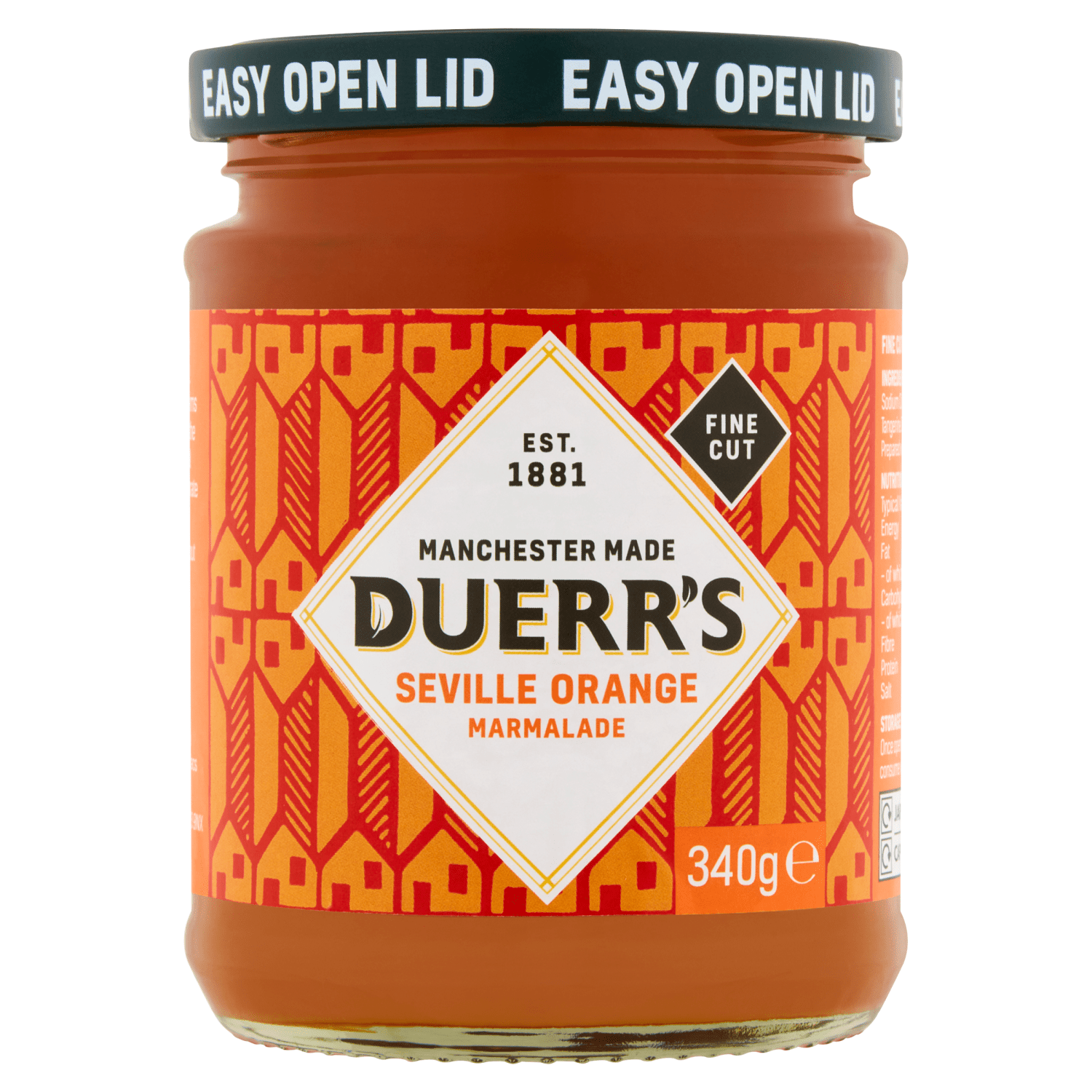 Duerr's Seville Orange Marmalade 340g - UK Food & Drink - 5000214020394