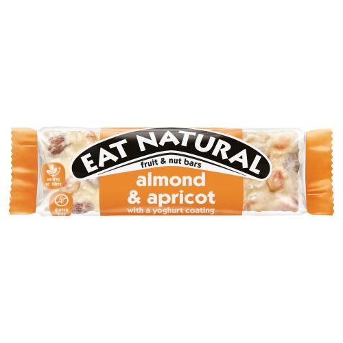 Eat Natural Almond & Apricot with a Yoghurt Coating Fruit & Nut Bars 40g - UK Food & Drink - 8000500417539