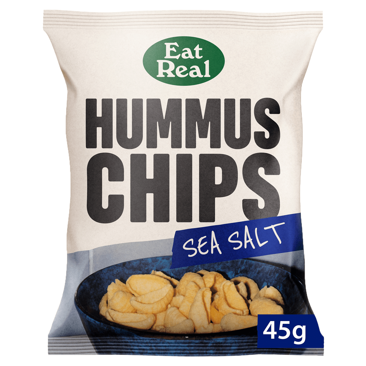 Eat Real Hummus Chips Sea Salt 45g - UK Food & Drink - 5060878780515