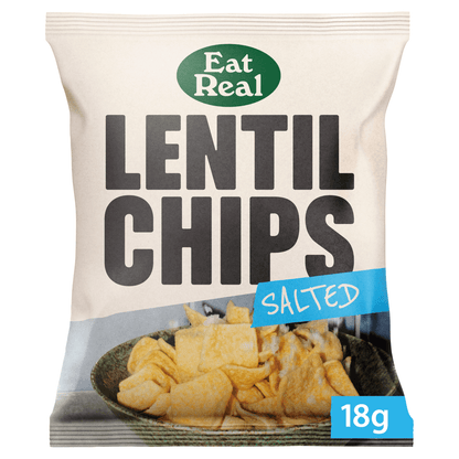 Eat Real Lentil Chips Salted 18g - UK Food & Drink - 5060878780454