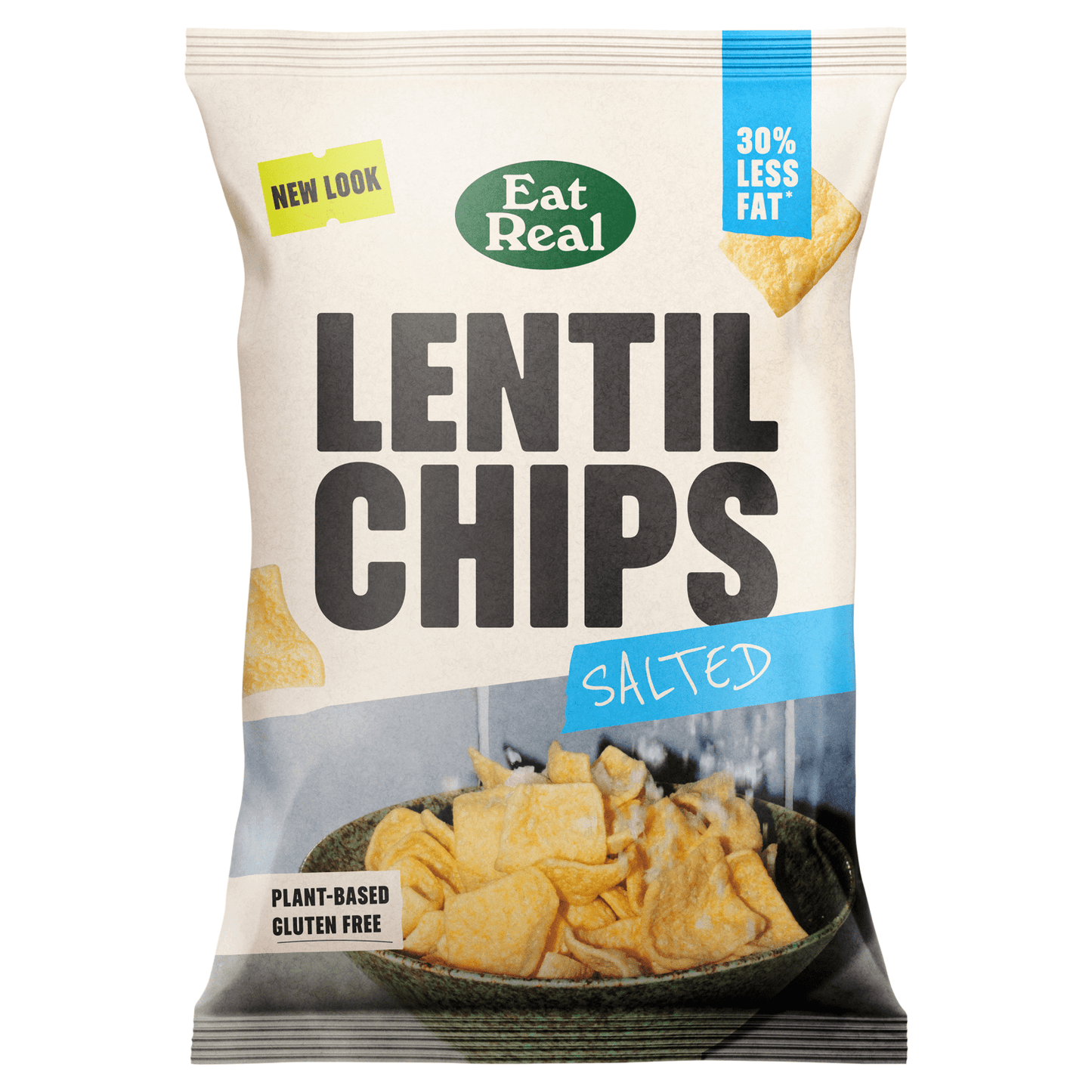 Eat Real Lentil Chips Salted 95g - UK Food & Drink - 5060878780386