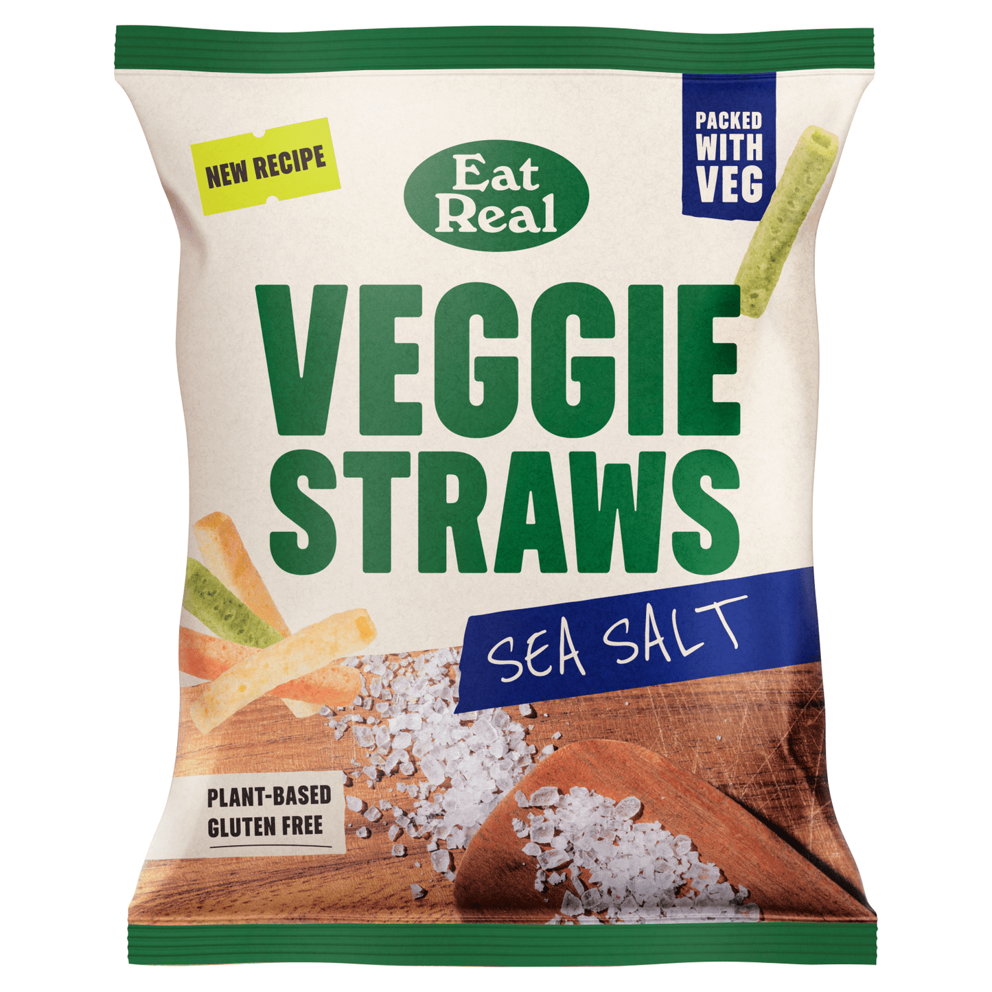Eat Real Sea Salt Veggie Straws 45g - UK Food & Drink - 5060878780737