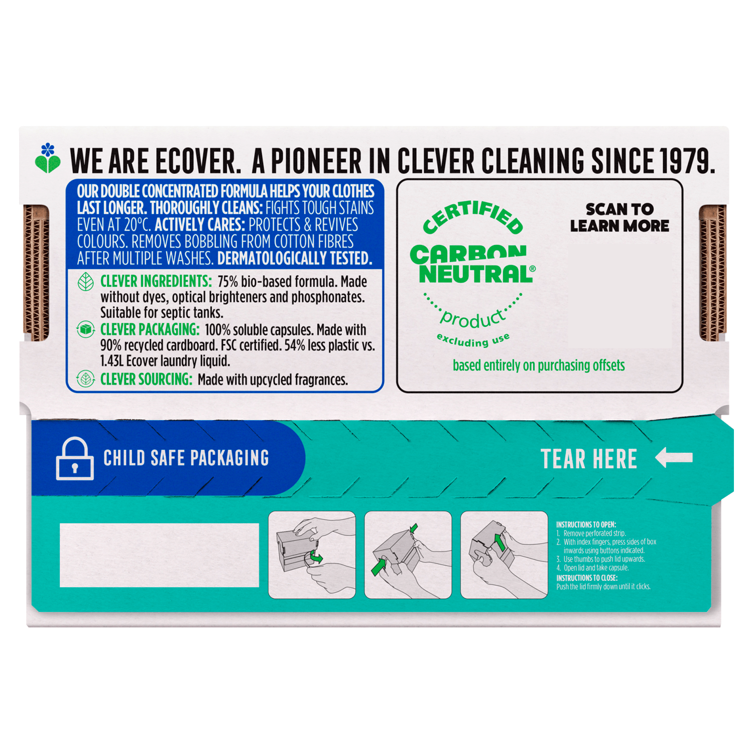 Ecover Bio Laundry Capsules 18 x 17g (0.306kg) - UK Food & Drink - 5412533425369