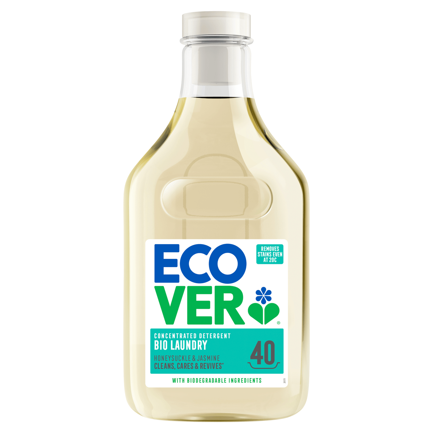 Ecover Honeysuckle & Jasmine Bio Laundry Concentrated Detergent 1.43L - UK Food & Drink - 5412533424829