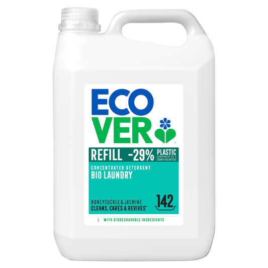 Ecover Honeysuckle & Jasmine Bio Laundry Concentrated Detergent Refill 5L - UK Food & Drink - 5412533420975