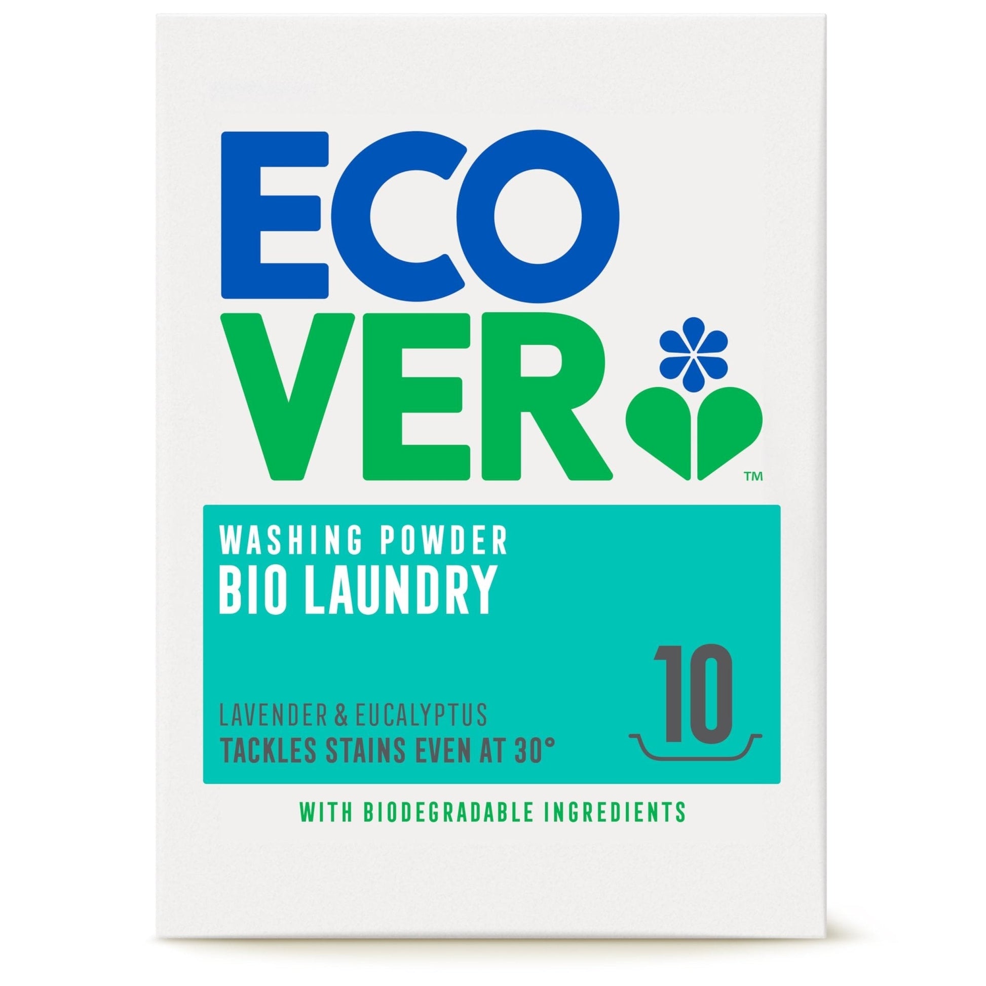 Ecover Lavender & Eucalyptus Bio Laundry Washing Powder 0.75kg - UK Food & Drink - 5412533009934