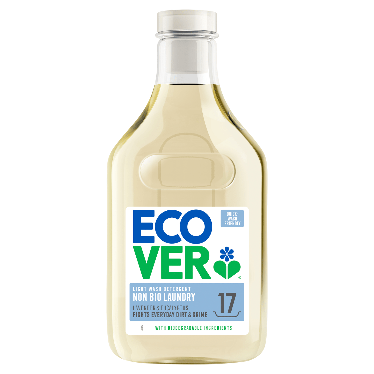 Ecover Lavender & Eucalyptus Light Wash Detergent Non Bio Laundry 1.5L - UK Food & Drink - 5412533426953