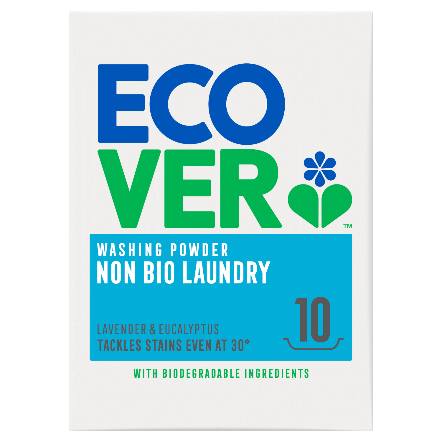 Ecover Lavender & Eucalyptus Non Bio Laundry Washing Powder 0.75kg - UK Food & Drink - 5412533009989