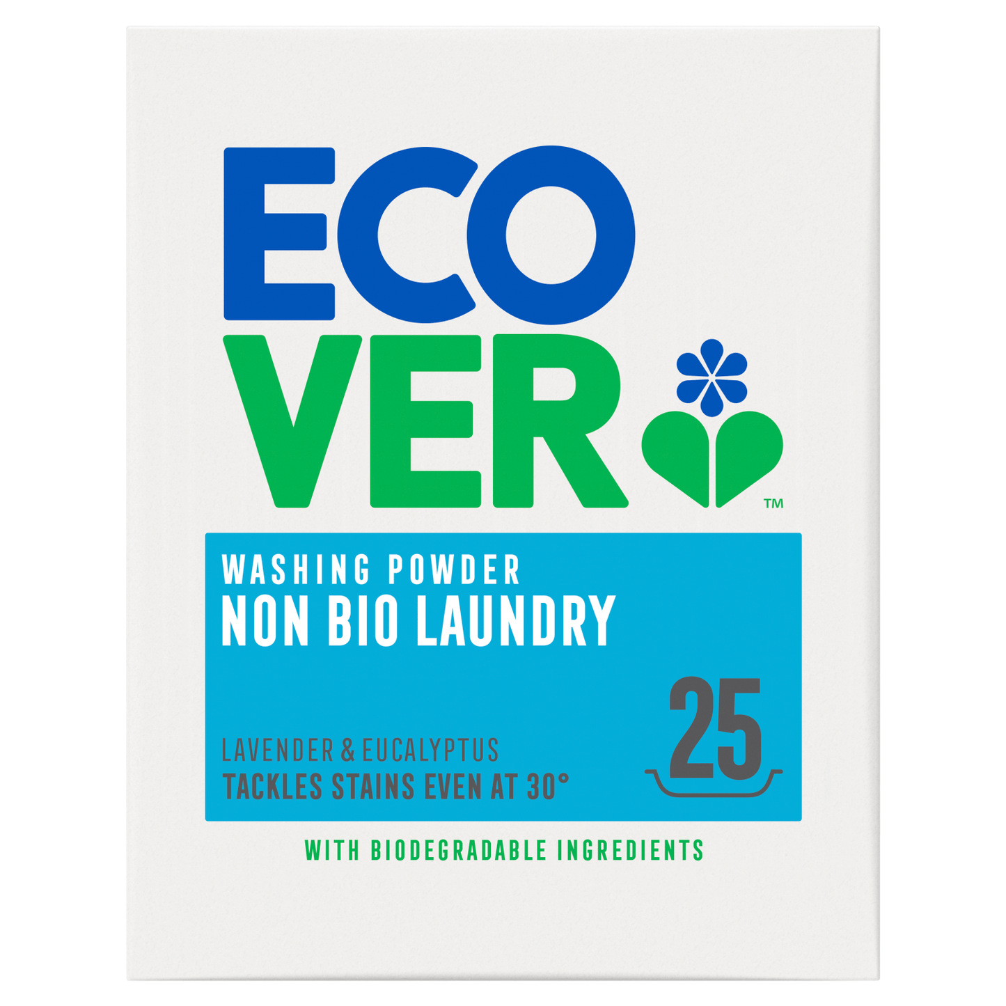 Ecover Lavender & Eucalyptus Non Bio Laundry Washing Powder 1.875kg - UK Food & Drink - 5412533401875