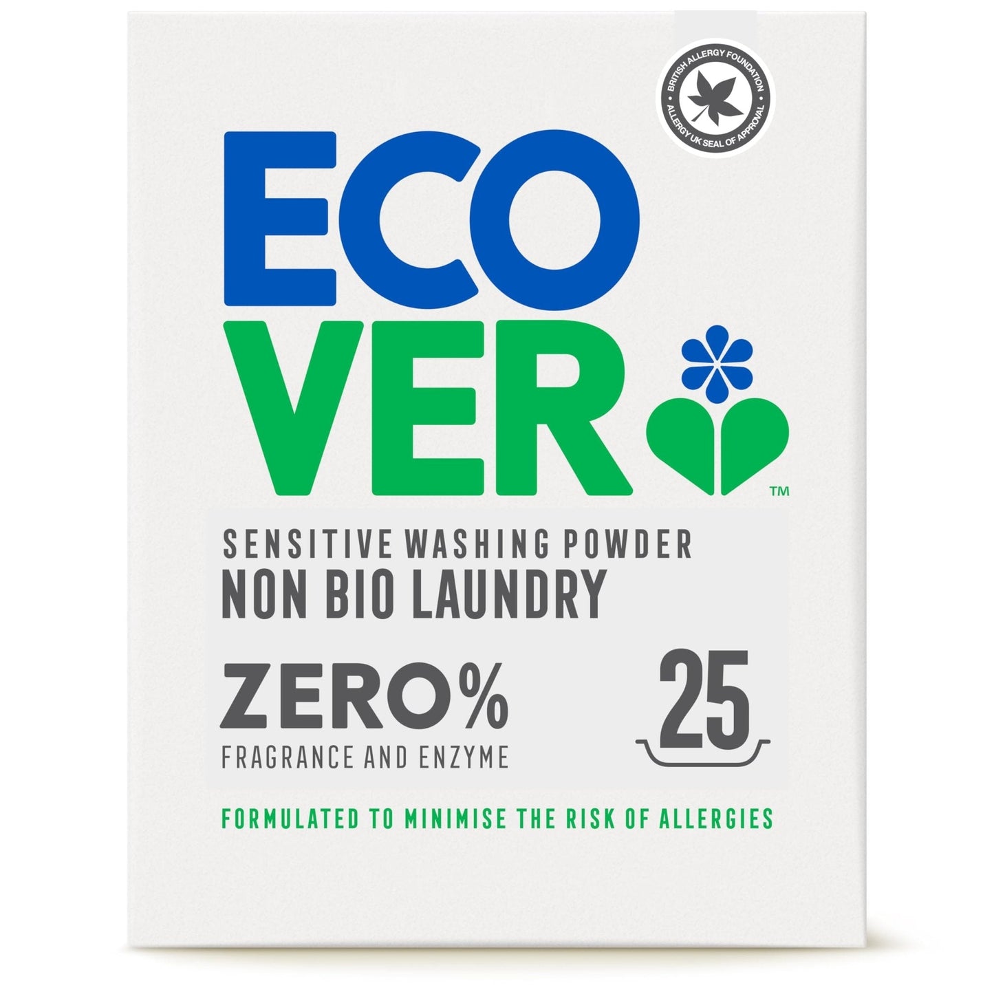Ecover Zero (Non Bio) Washing Powder - UK Food & Drink - 5412533400366