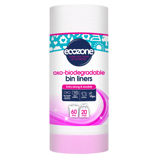 Ecozone 20 Oxo - Biodegradable Bin Liners 60 Litres - UK Food & Drink - 5060101532539