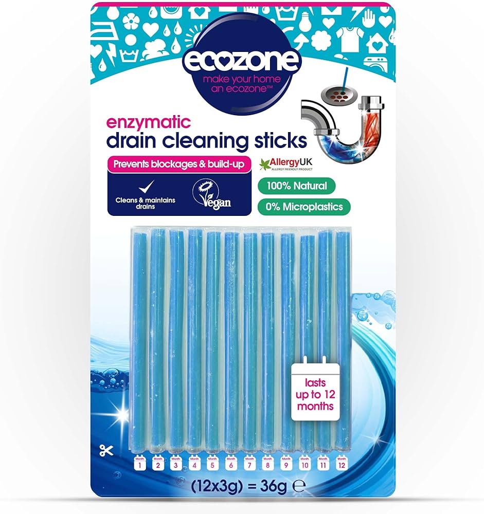 Ecozone Enzymatic Drain Cleaning Stick - UK Food & Drink - 5060101534717
