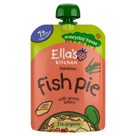 Ella's kitchen Fabulous Fish Pie with Green Beans 7+ Months 130g - UK Food & Drink - 5060107333918