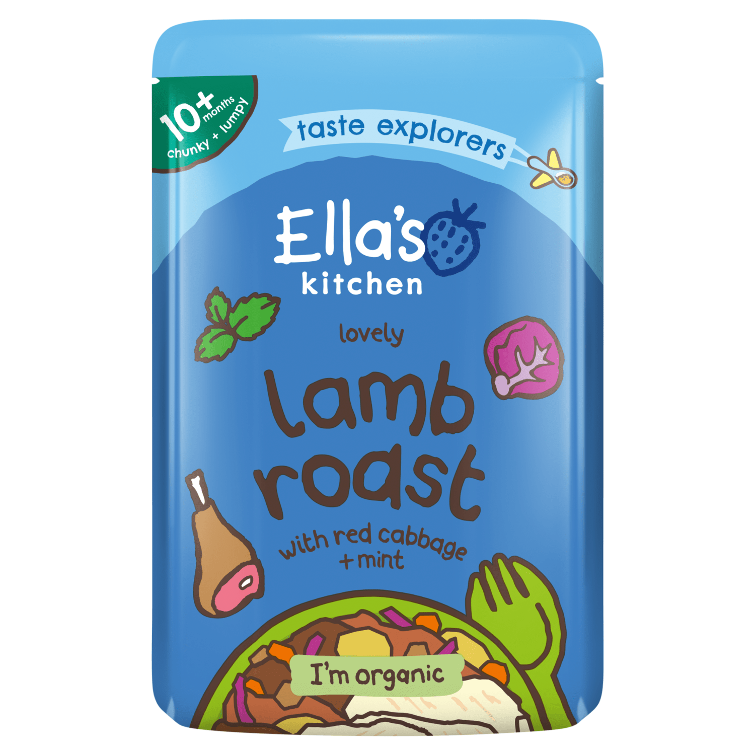 Ella's Kitchen Organic Lovely Lamb Roast 10+ Months 190g - UK Food & Drink - 5060107333956