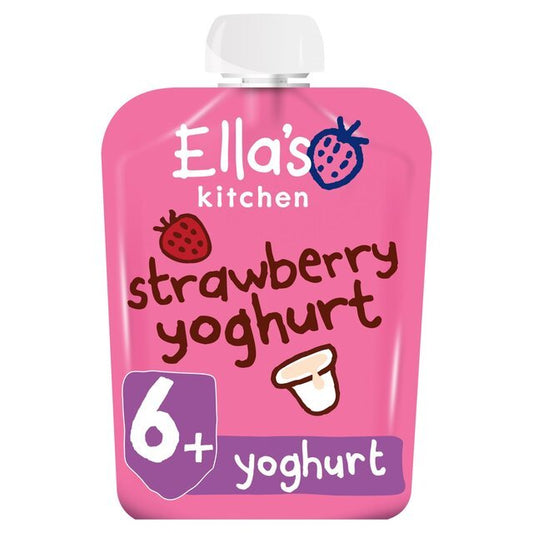 Ella's Kitchen StrawberryYoghurt 6+ Months 90g - UK Food & Drink - 5060107335882