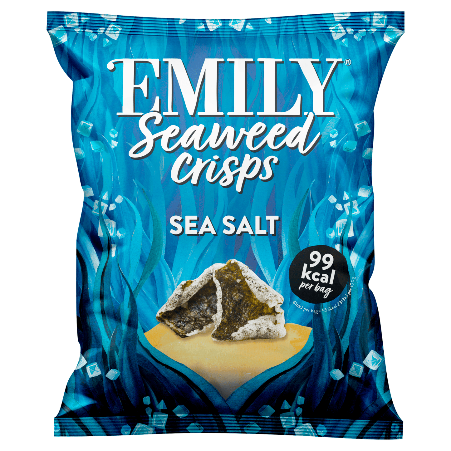 Emily Sea Salt Seaweed Crisps 18g - UK Food & Drink - 634158955907