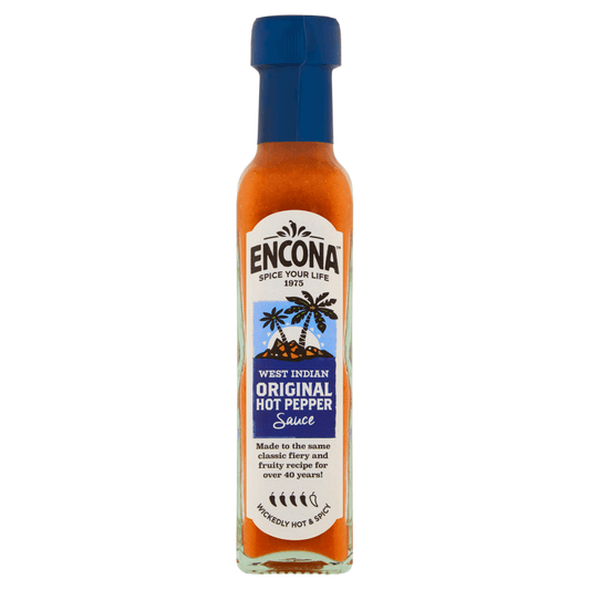 Encona West Indian Original Hot Pepper Sauce 142ml - UK Food & Drink - 50761142
