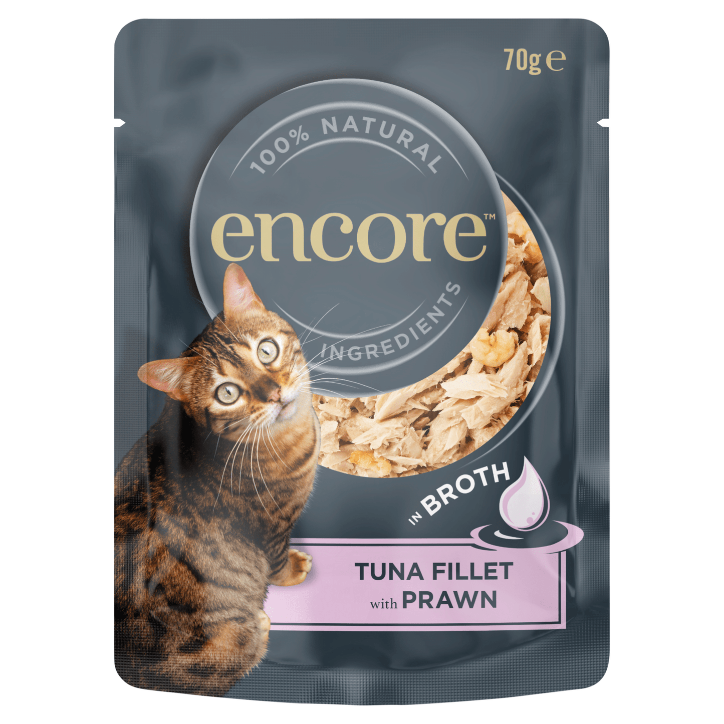 Encore Cat Food Tuna with Prawn Pouch 70g - UK Food & Drink - 5060333436766