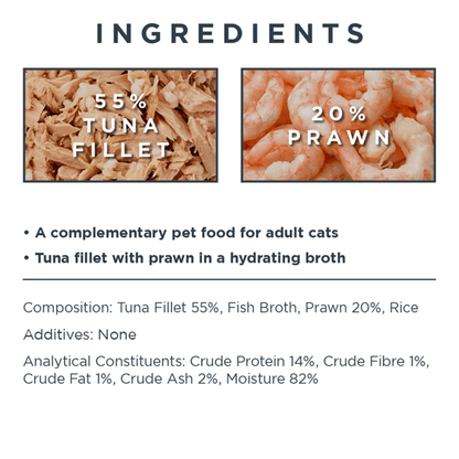 Encore Cat Food Tuna with Prawn Pouch 70g - UK Food & Drink - 5060333436766