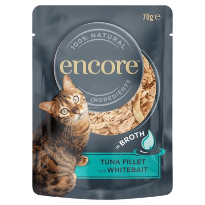 Encore in Broth Tuna Fillet with Whitebait 70g - UK Food & Drink - 5060122492737