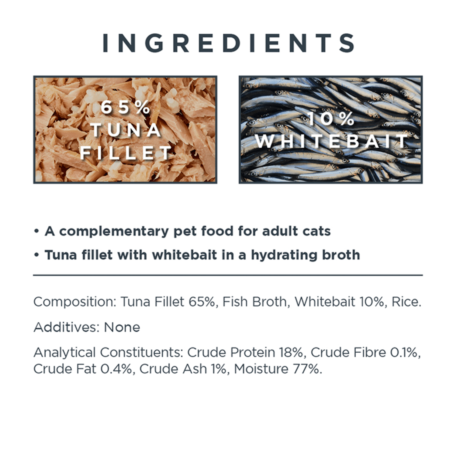 Encore in Broth Tuna Fillet with Whitebait 70g - UK Food & Drink - 5060122492737