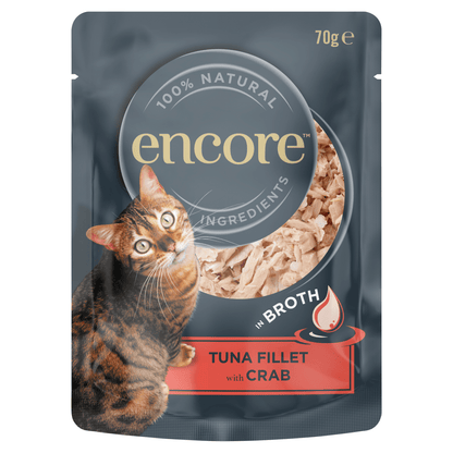 Encore Tuna Fillet with Crab in Broth 70g - UK Food & Drink - 5060708563035