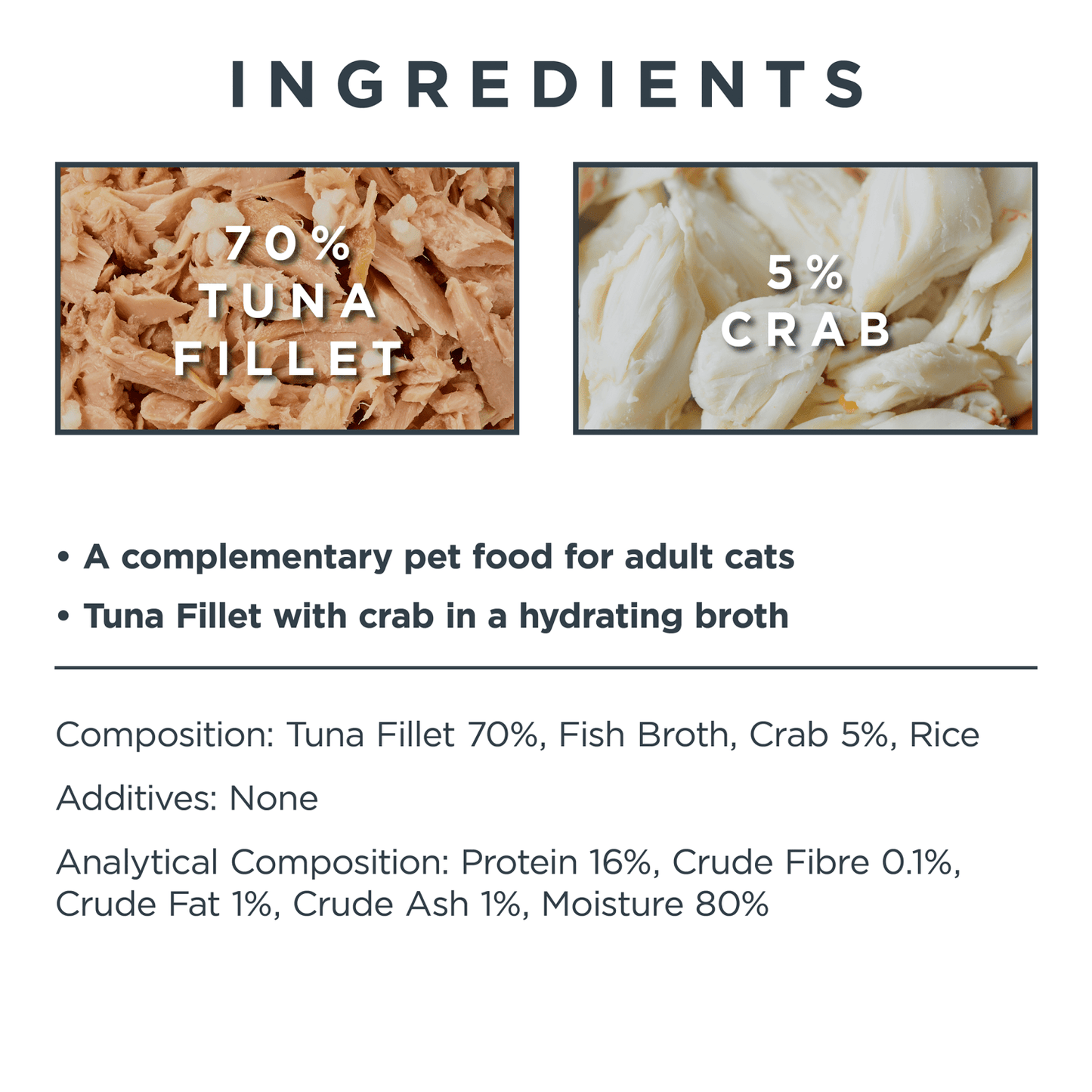 Encore Tuna Fillet with Crab in Broth 70g - UK Food & Drink - 5060708563035