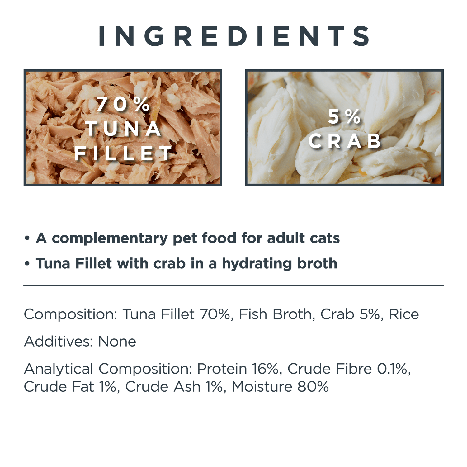 Encore Tuna Fillet with Crab in Broth 70g - UK Food & Drink - 5060708563035