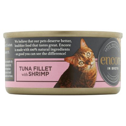 Encore Tuna Fillet with Shrimp in Broth 70g - UK Food & Drink - 5060122490849