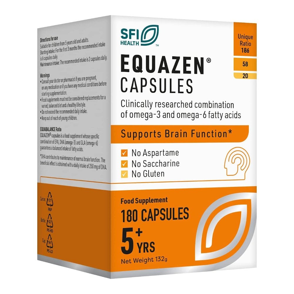Equazen caps 180 Omega 3 & 6 - UK Food & Drink - 5015672484480