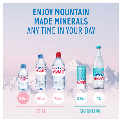 Evian Natural Mineral Water 33cl - UK Food & Drink - 3068320063003