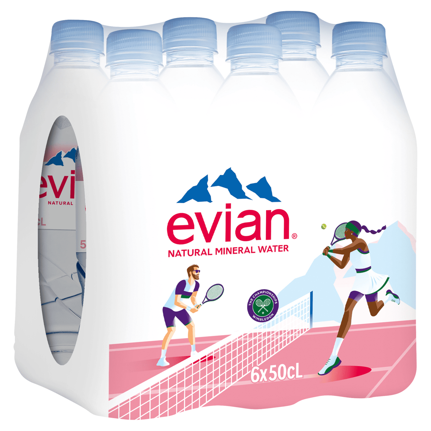Evian Natural Mineral Water 6 x 50cl - UK Food & Drink - 3068320055022