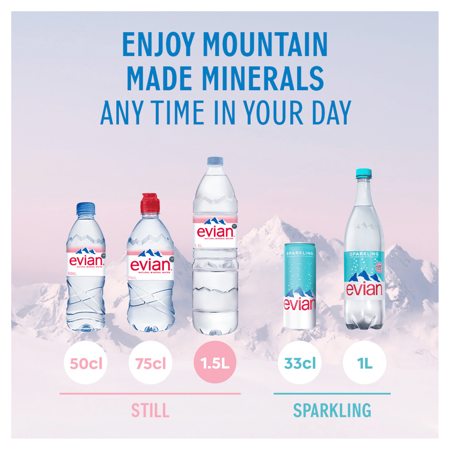 Evian Still Natural Mineral Water 1.5L - UK Food & Drink - 3068320084602