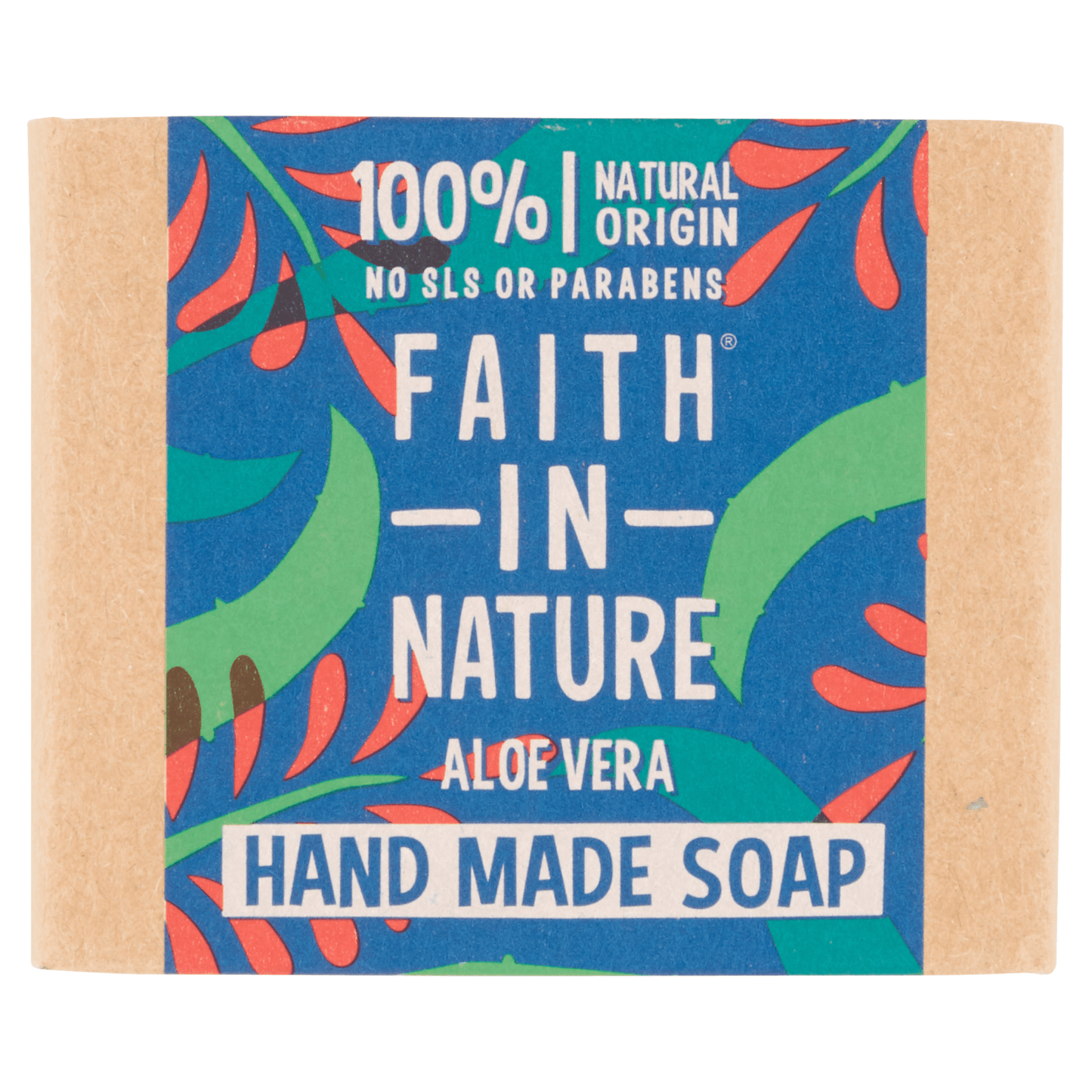 Faith in Nature Aloe Vera Pure Veg Soap - UK Food & Drink - 708002100741