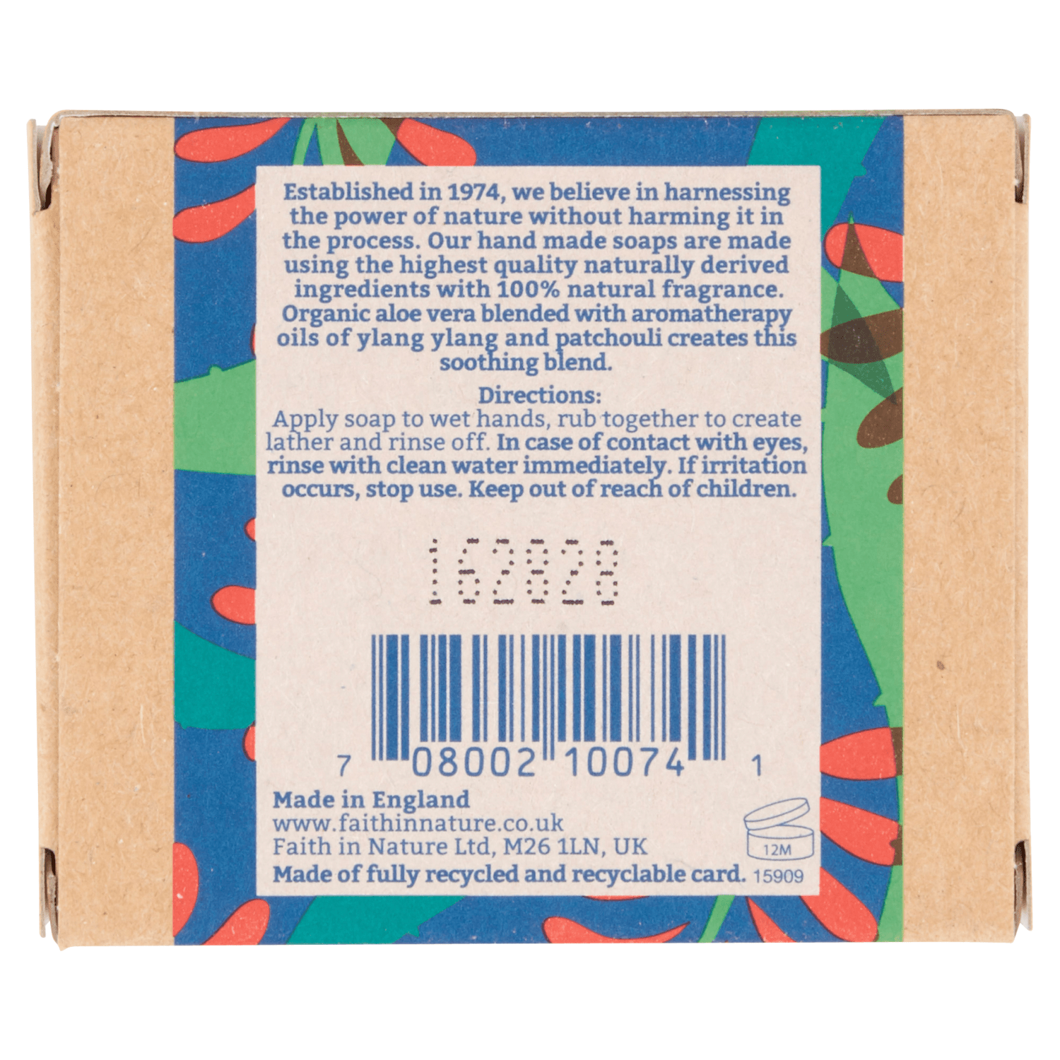 Faith in Nature Aloe Vera Pure Veg Soap - UK Food & Drink - 708002100741