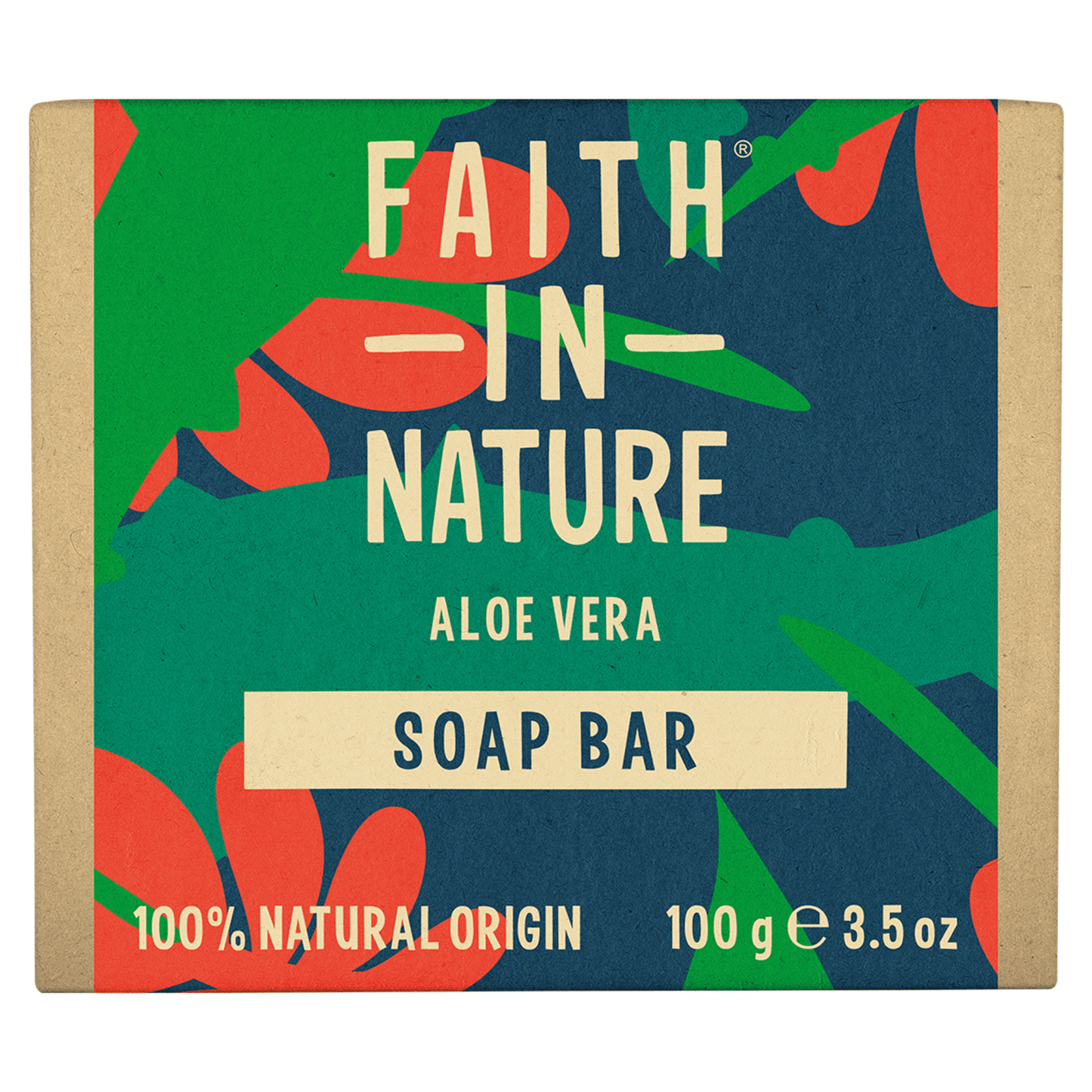 Faith in Nature Aloe Vera Pure Veg Soap - UK Food & Drink - 708002100741