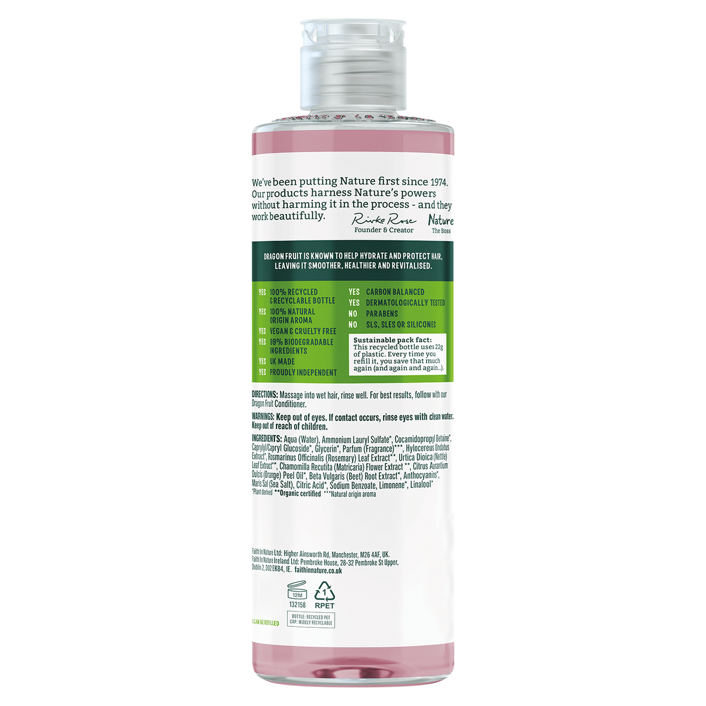 Faith in Nature Dragon Fruit Shampoo - UK Food & Drink - 708002405716