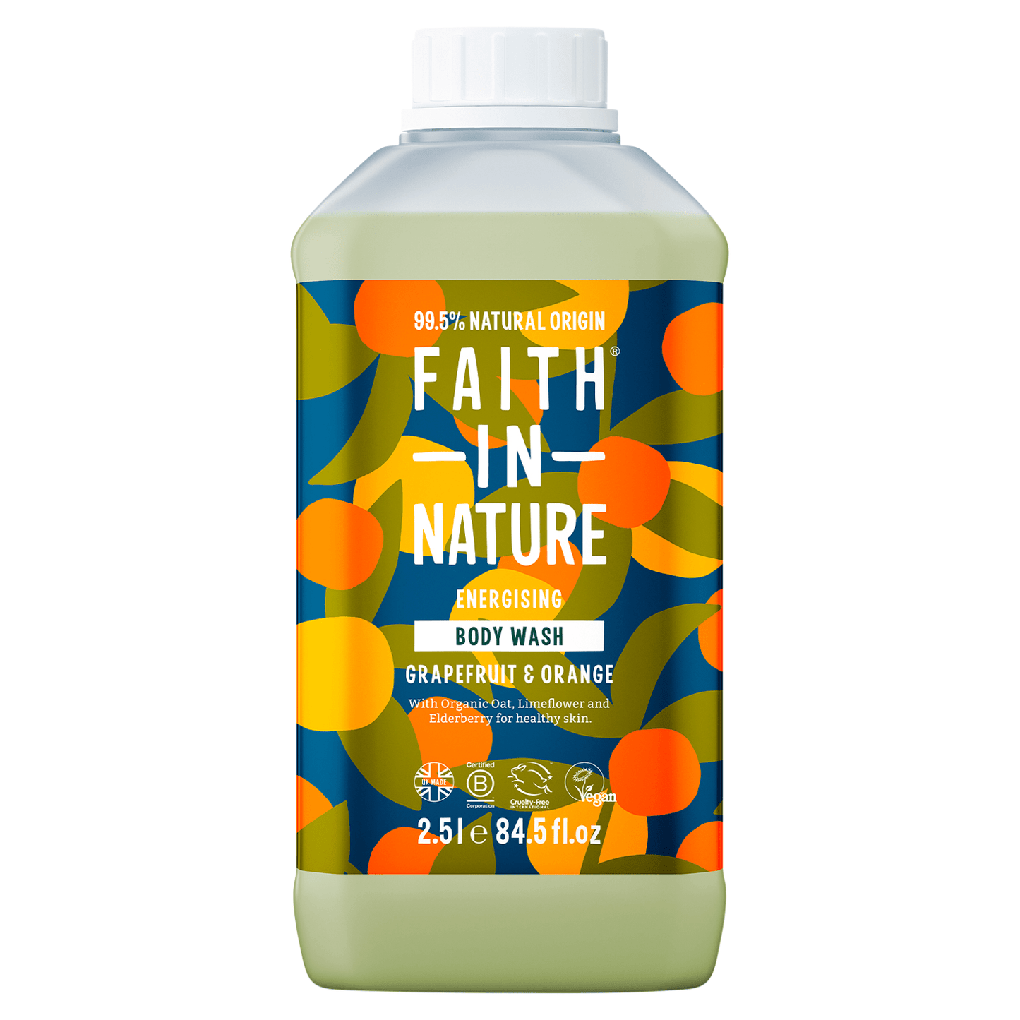 Faith in Nature Grapefruit & Orange Body Wash 2.5l - UK Food & Drink - 708002251092